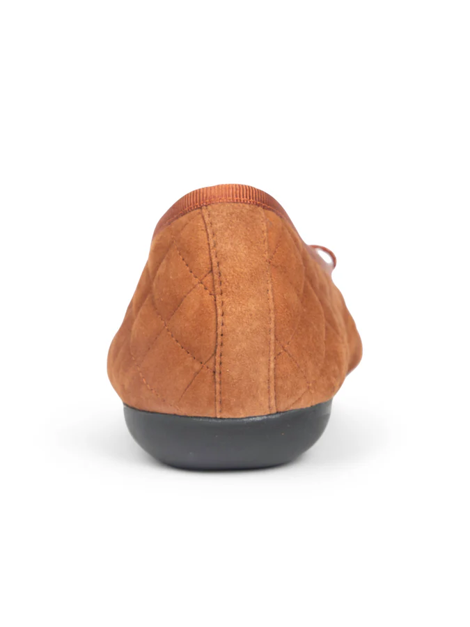 PAUL MAYER - BEST QUILTED BALLET FLAT IN SUEDE