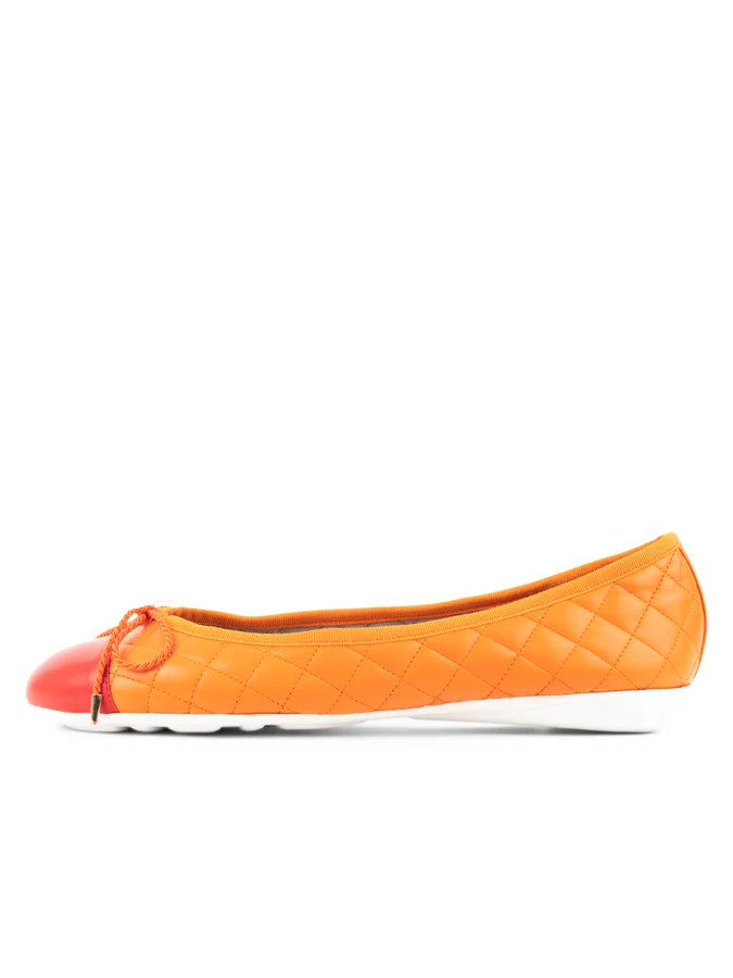 PAUL MAYER - BEST QUILTED LEATHER BALLET FLAT