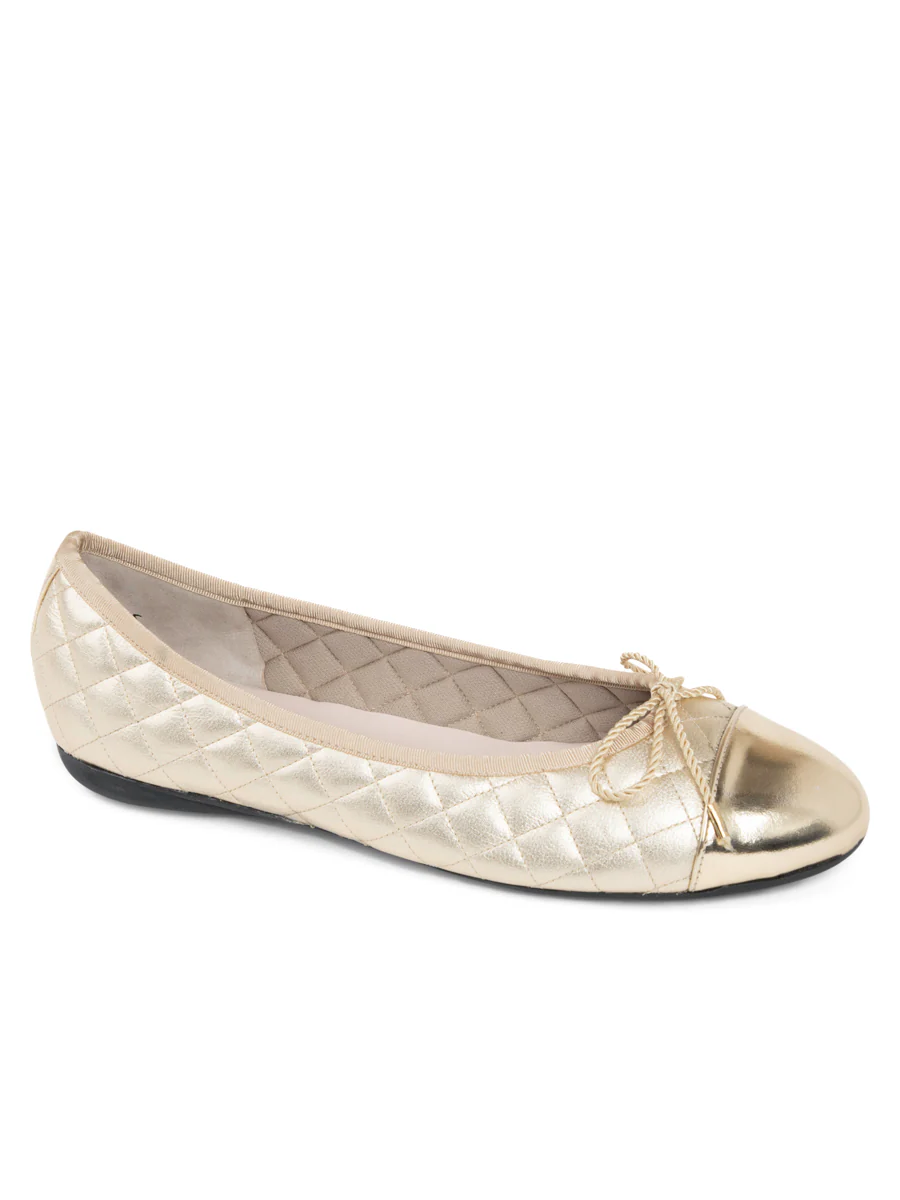 PAUL MAYER - BEST QUILTED LEATHER BALLET FLAT