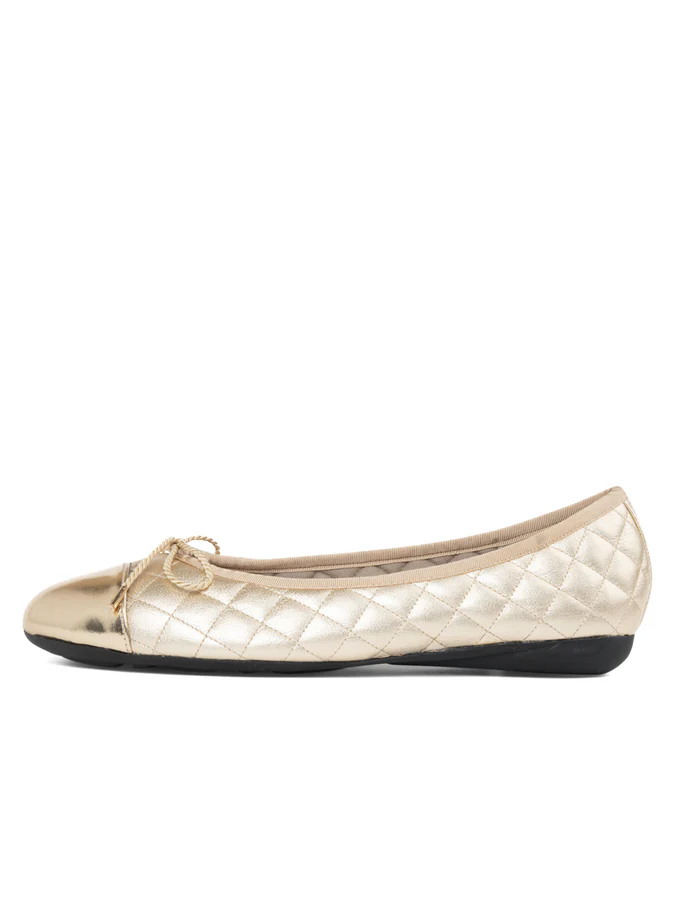 PAUL MAYER - BEST QUILTED LEATHER BALLET FLAT