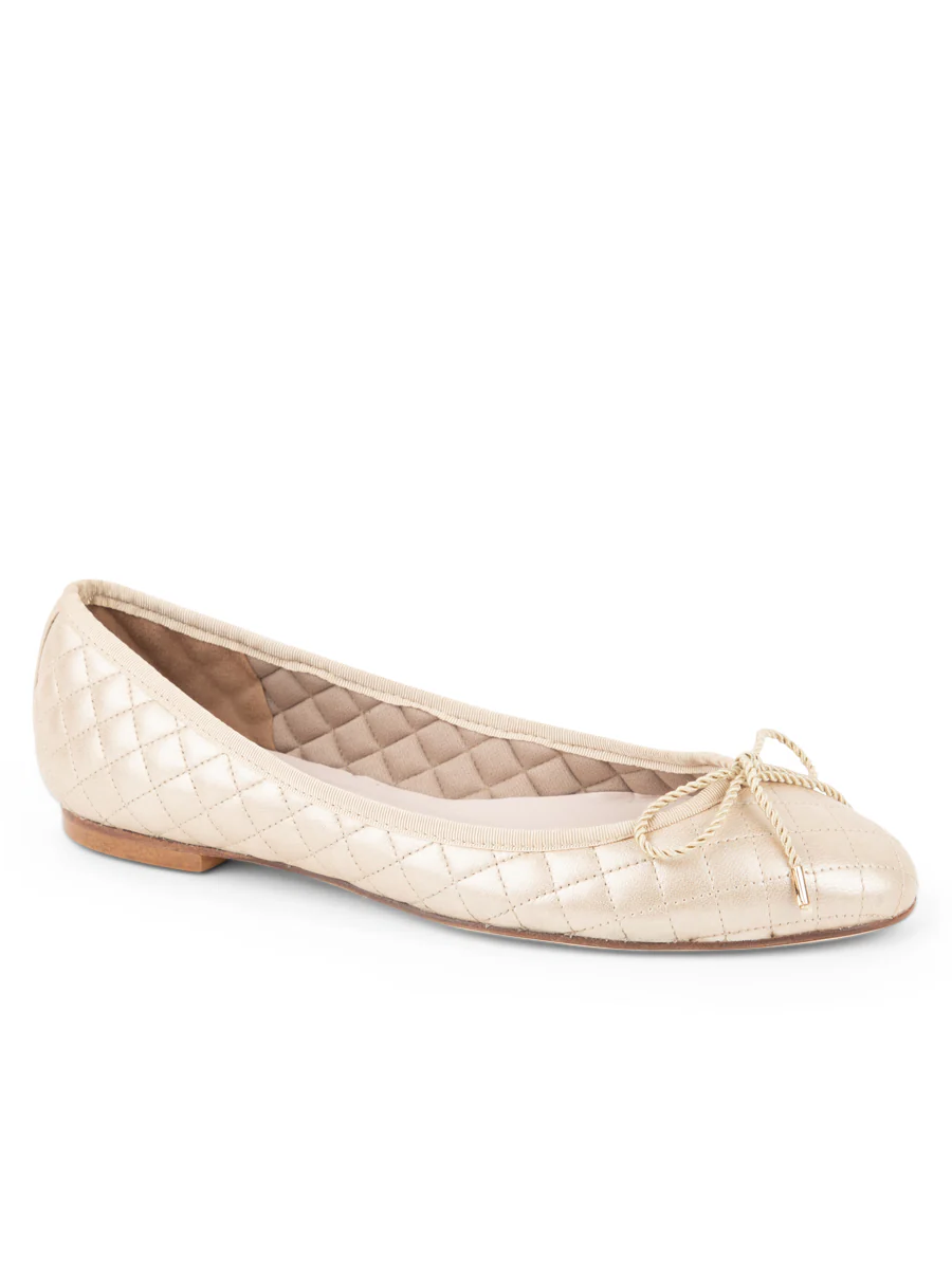 PAUL MAYER - LIDO QUILTED LEATHER BALLET FLAT