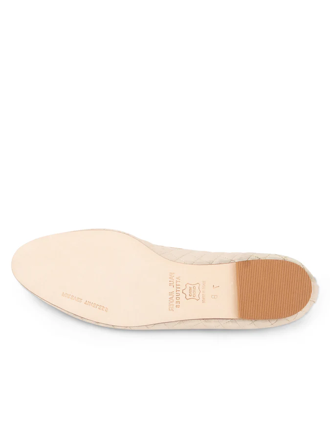 PAUL MAYER - LIDO QUILTED LEATHER BALLET FLAT