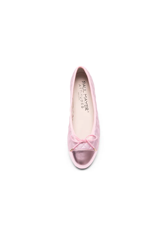 PAUL MAYER - BEST QUILTED LEATHER BALLET FLAT