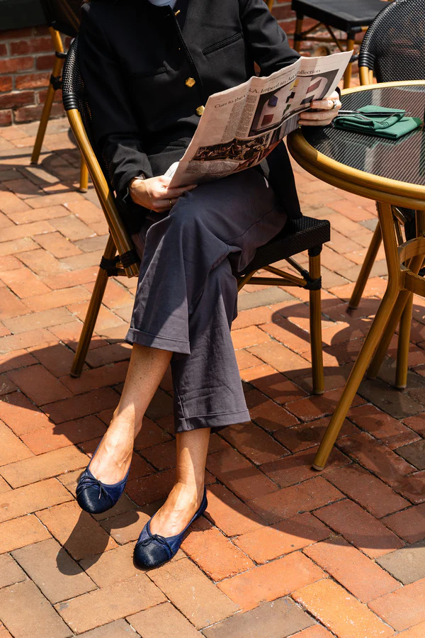 PAUL MAYER - BEST HAIRCALF BALLET FLAT WITH LEATHER SOLE