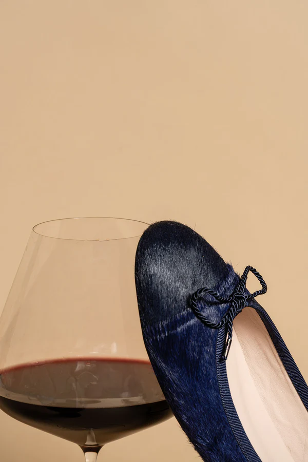 PAUL MAYER - BEST HAIRCALF BALLET FLAT WITH LEATHER SOLE