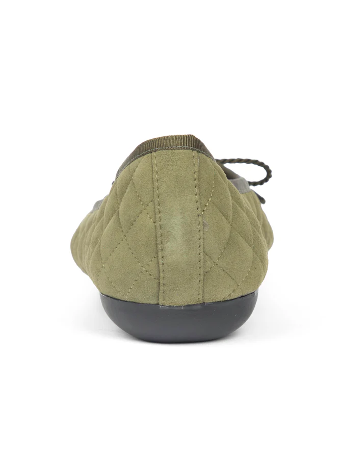 PAUL MAYER - BEST QUILTED BALLET FLAT IN SUEDE