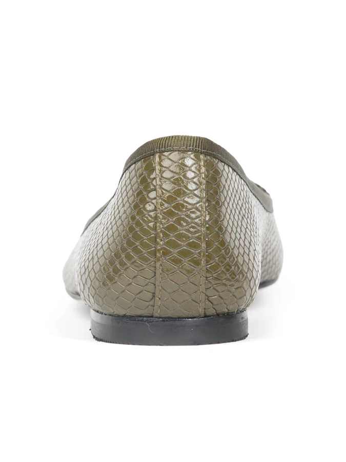 PAUL MAYER - LUXE TEXTURED LEATHER BALLET FLAT