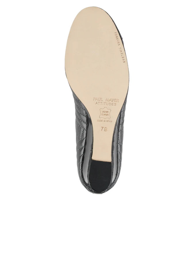 PAUL MAYER - NUBA QUILTED LEATHER WEDGE