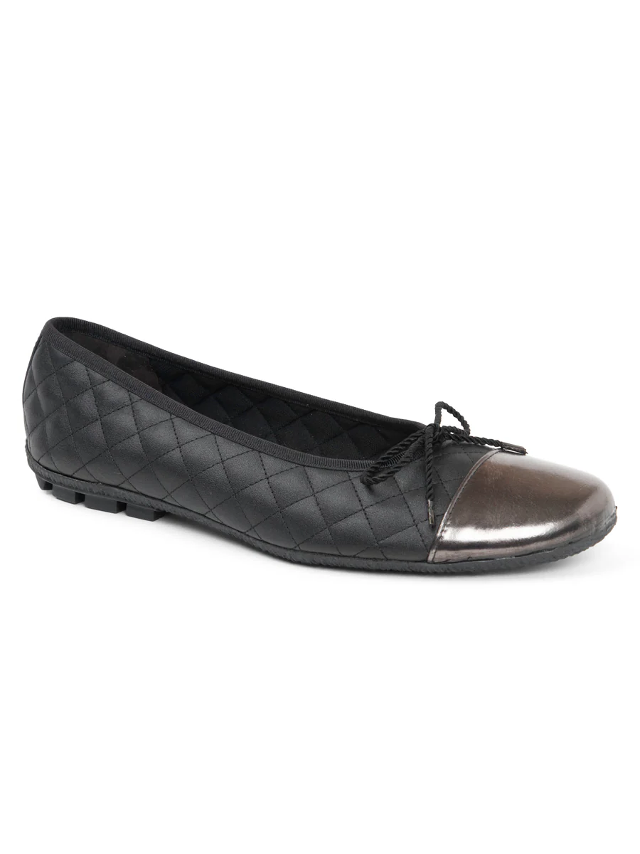 PAUL MAYER - COZY QUILTED LEATHER BALLET FLAT
