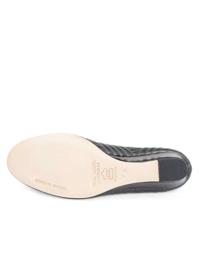 PAUL MAYER - NUBA QUILTED LEATHER WEDGE
