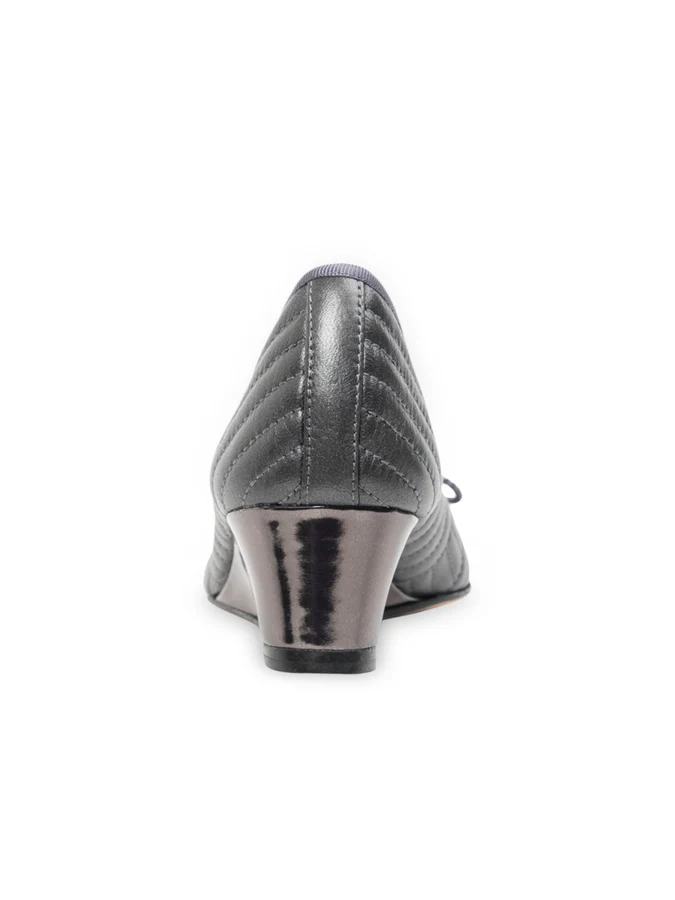 PAUL MAYER - NUBA QUILTED LEATHER WEDGE