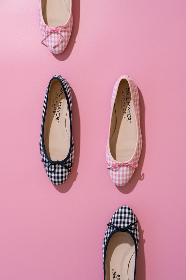 PAUL MAYER - LUXE GINGHAM BALLET FLAT