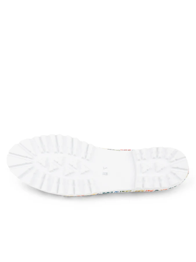 PAUL MAYER - BINGO LUG SOLE BALLET - SIZE 8.5 - RAINBOW