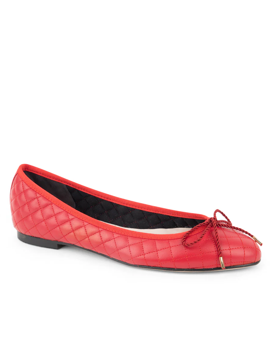 PAUL MAYER - LIDO QUILTED LEATHER BALLET FLAT