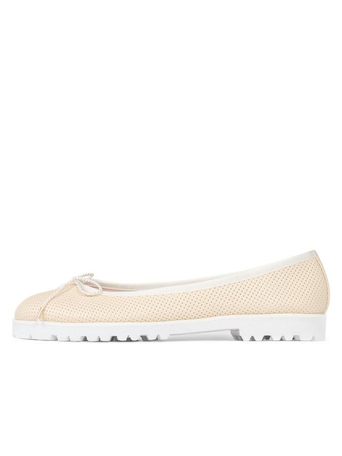 PAUL MAYER - BRAVO LUG SOLE BALLET IN PERFORATED LEATHER