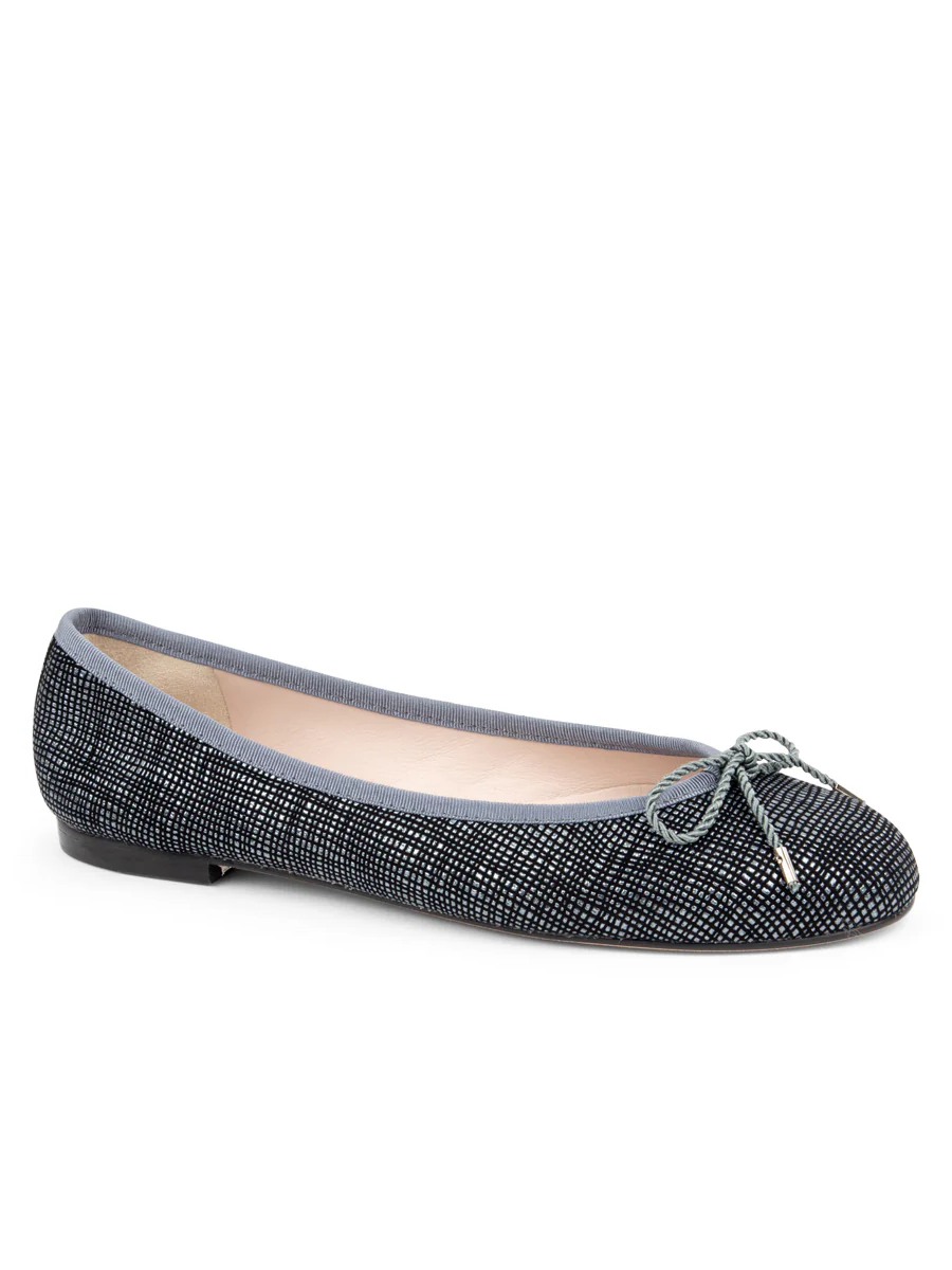 PAUL MAYER - BINGO TEXTURED LEATHER BALLET FLAT