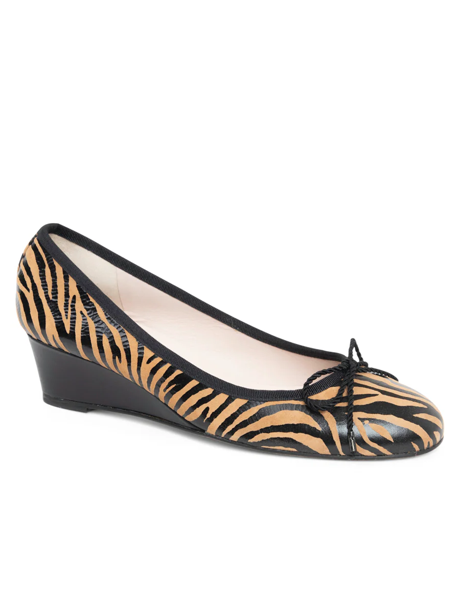 PAUL MAYER - NOBLE ZEBRA PRINT WEDGE