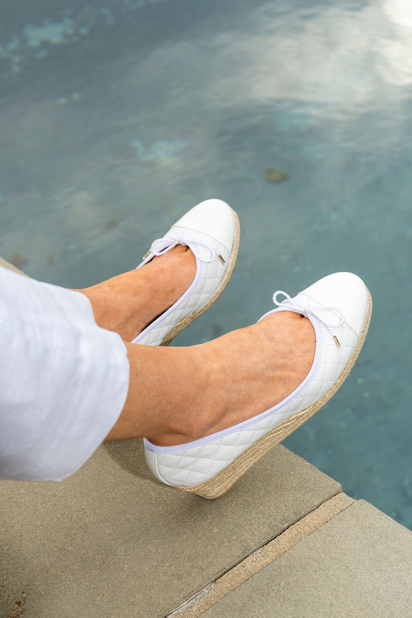 PAUL MAYER - JUST QUILTED WEDGE ESPADRILLE