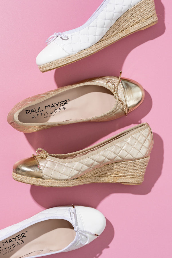 PAUL MAYER - JUST QUILTED WEDGE ESPADRILLE
