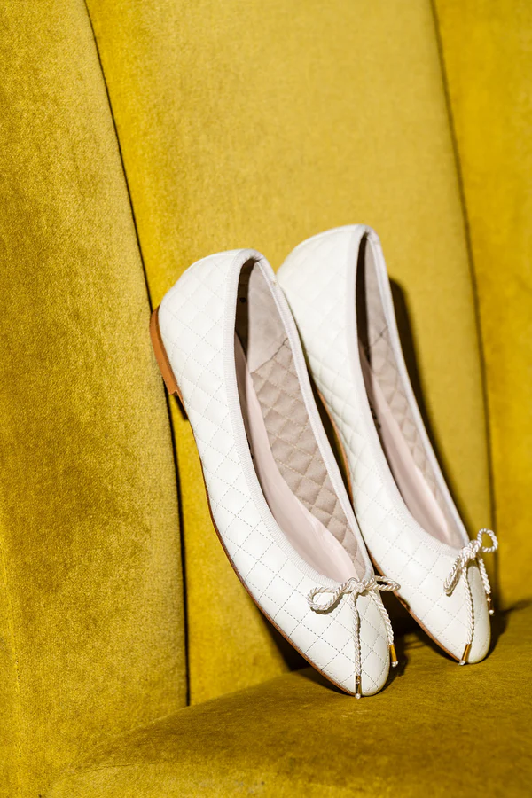 PAUL MAYER - LIDO QUILTED LEATHER BALLET FLAT