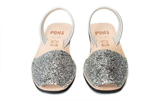 Pons Wedge Glitter, Silver, gallery view 2