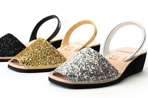 Pons Wedge Glitter, Gold, gallery view 3