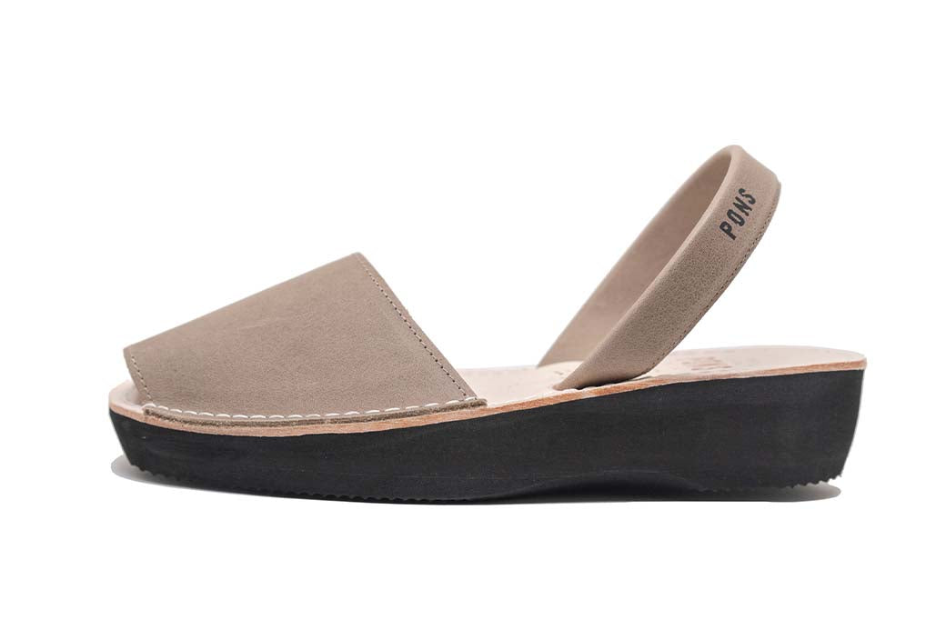 Pons Classic Platform, Taupe, product view
