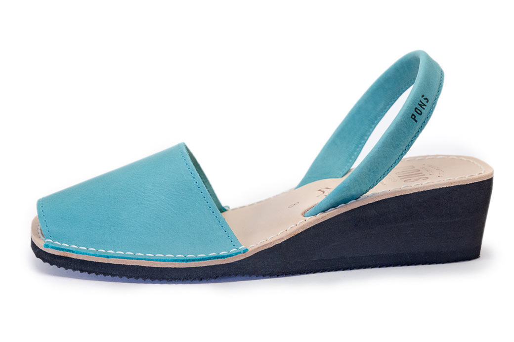 Pons Wedge, Aqua Blue, product view