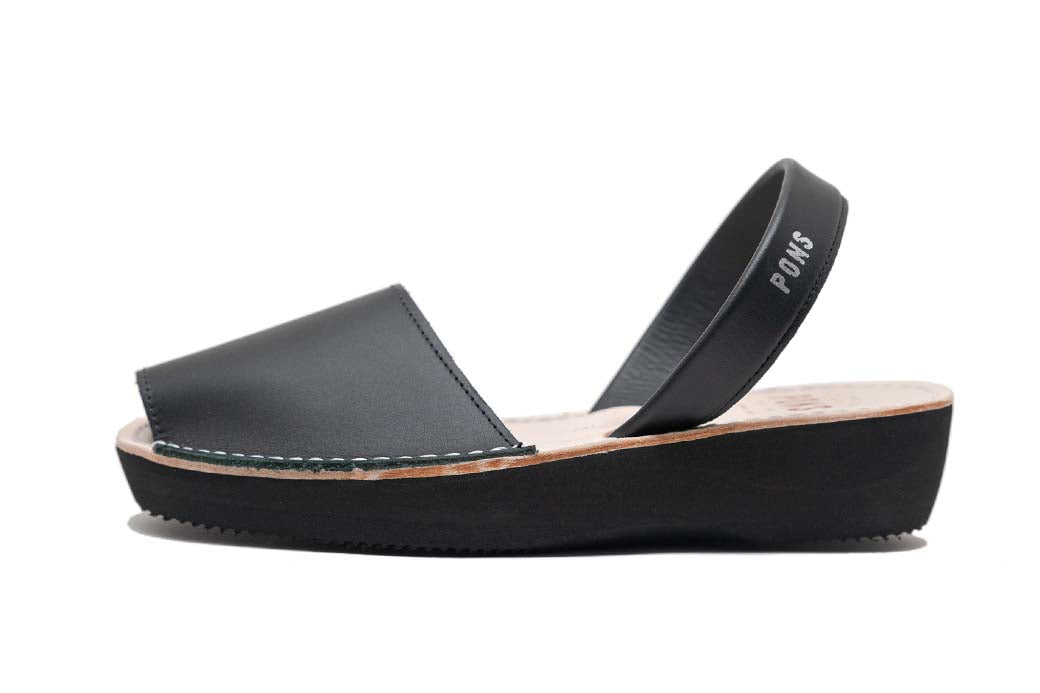Pons Classic Platform, Black, product view