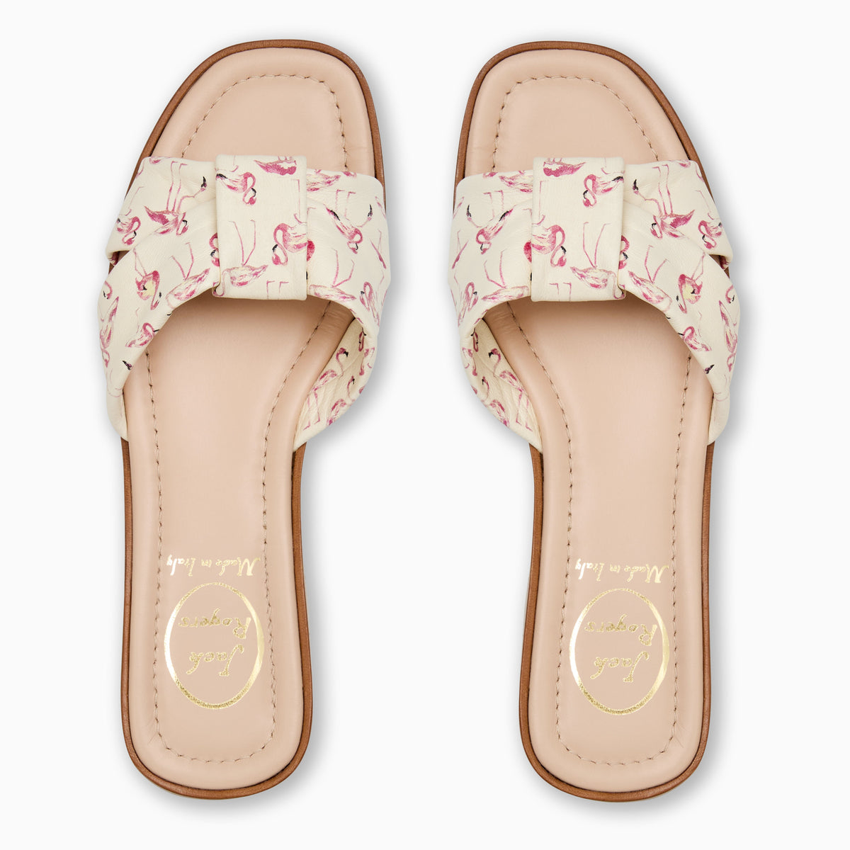 Jack Rogers - Monica Italian Leather Sandal - Butter Pink Combo - view 3