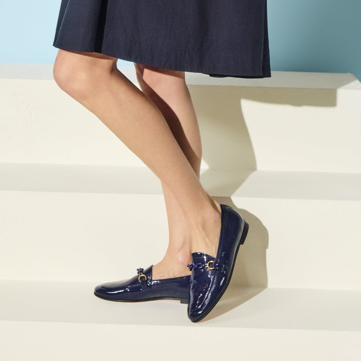 Jack Rogers - Laurito Italian Leather Loafer - Night Blue - view 2