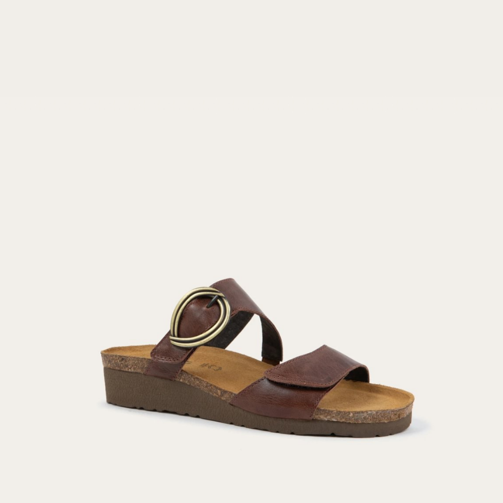 Simone in Cocoa Brown Leather, product view 2
