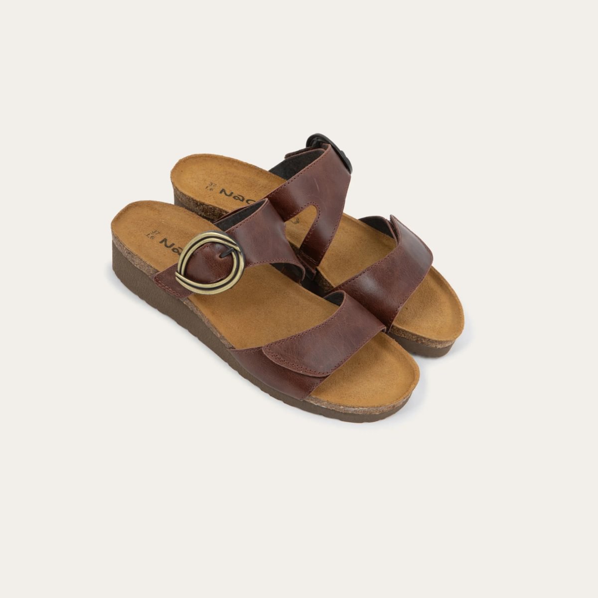 Simone in Cocoa Brown Leather, product view 5