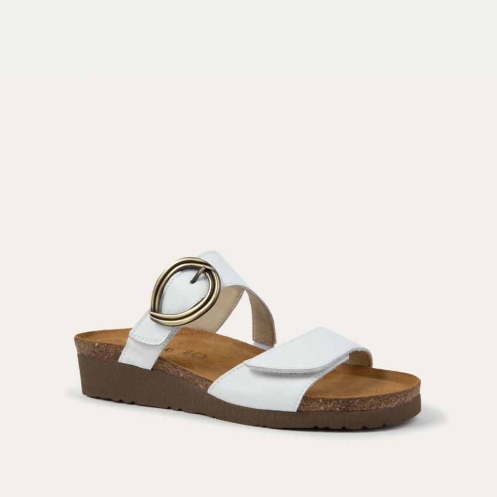 Simone in Soft White Leather, product view 2