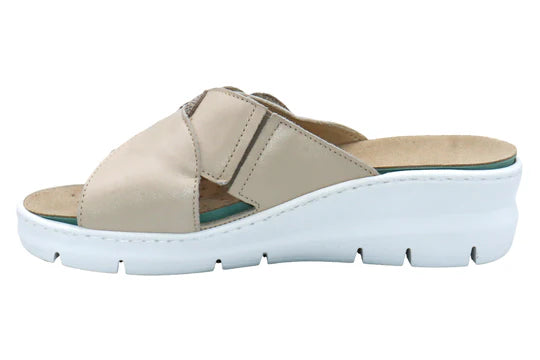 La Plume - Shirley Women’s Leather Comfort Slide