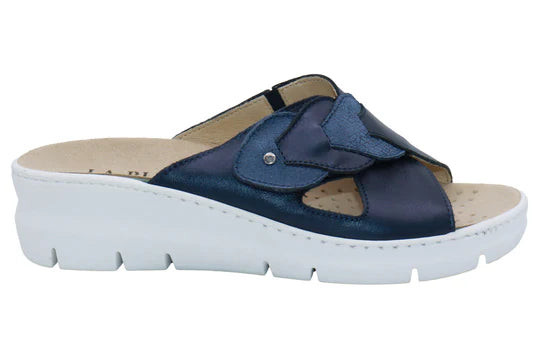 La Plume - Shirley Women’s Leather Comfort Slide