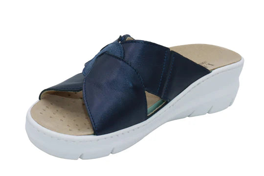 La Plume - Shirley Women’s Leather Comfort Slide