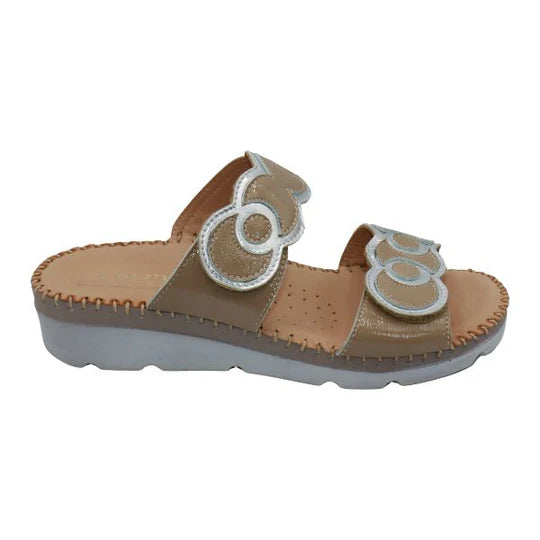 La Plume - Sugar Ring Detail Adjustable Sandal