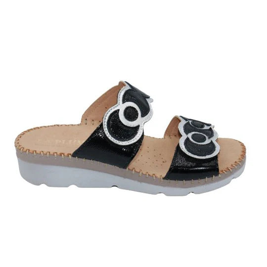 La Plume - Sugar Ring Detail Adjustable Sandal