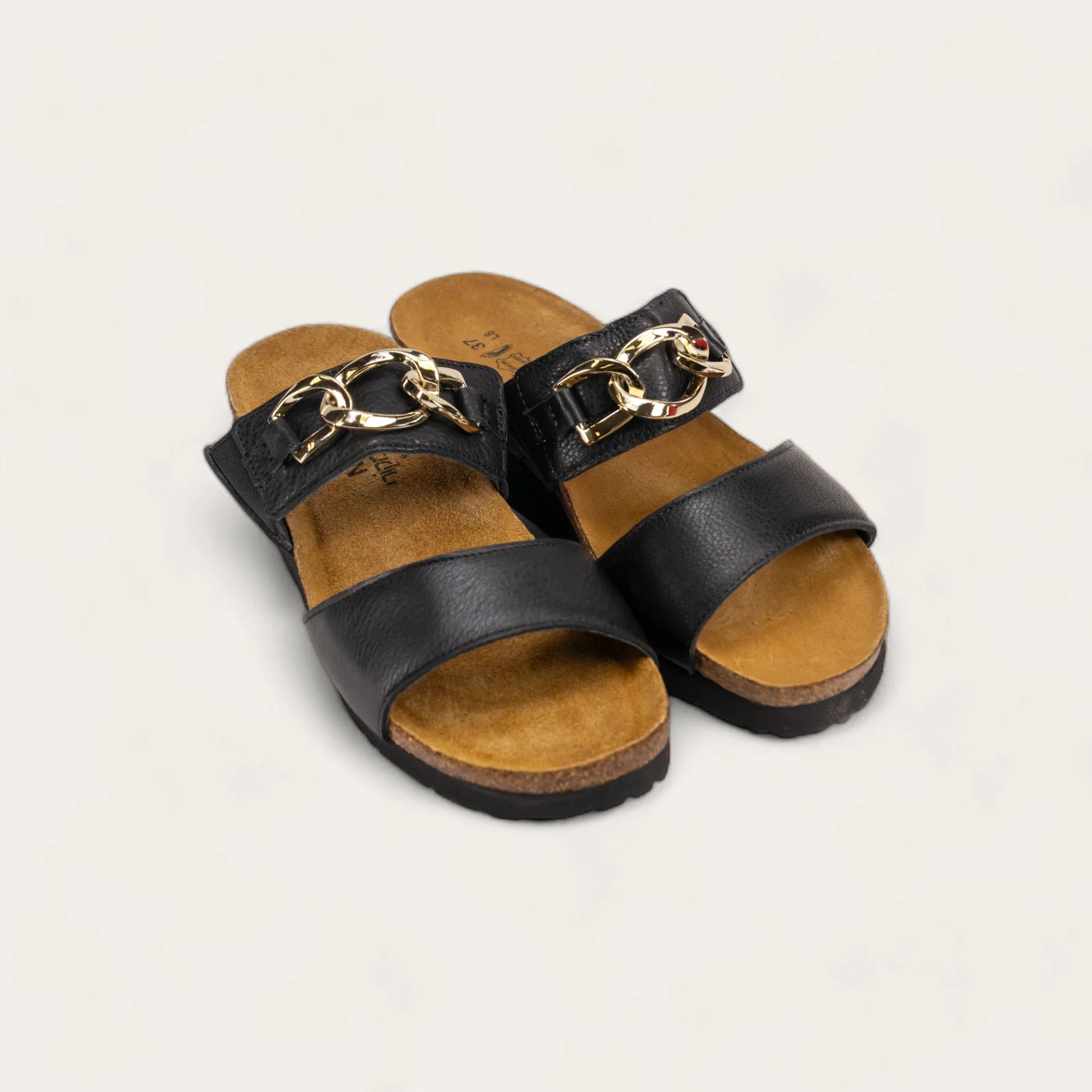 NAOT - VICTORIA - SIZE 37 - SOFT BLACK LEATHER