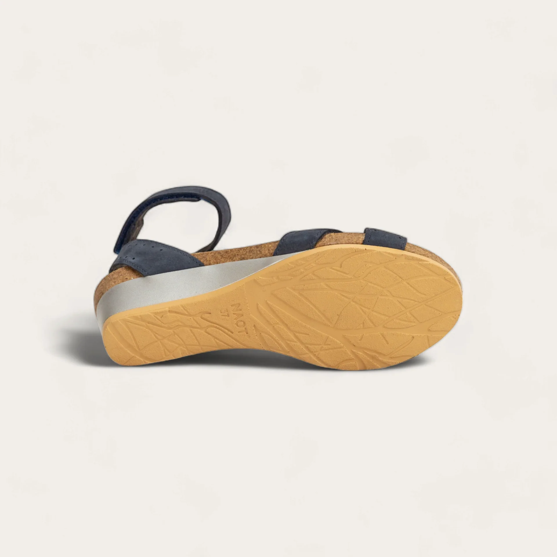 NAOT - WAND - SIZE 40 - NAVY VELVET NUBUCK/GLASS BROWN