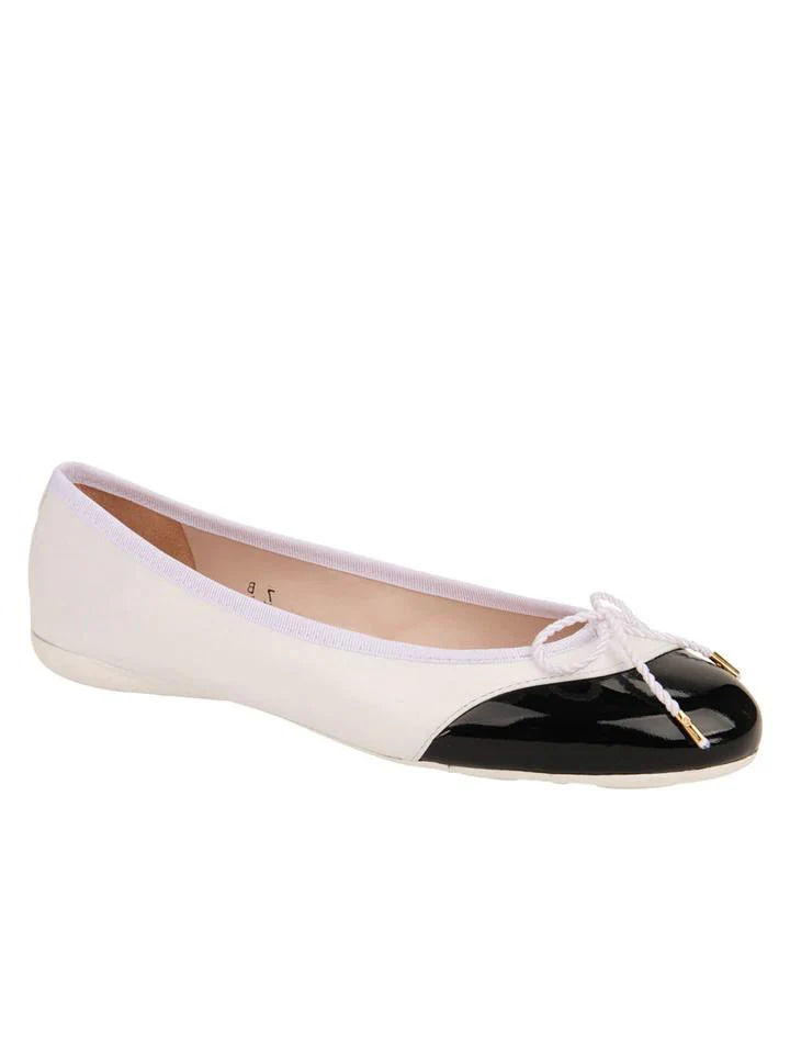 PAUL MAYER - BRAVE - SIZE 10 - PATENT BLACK / NAPPA WHITE
