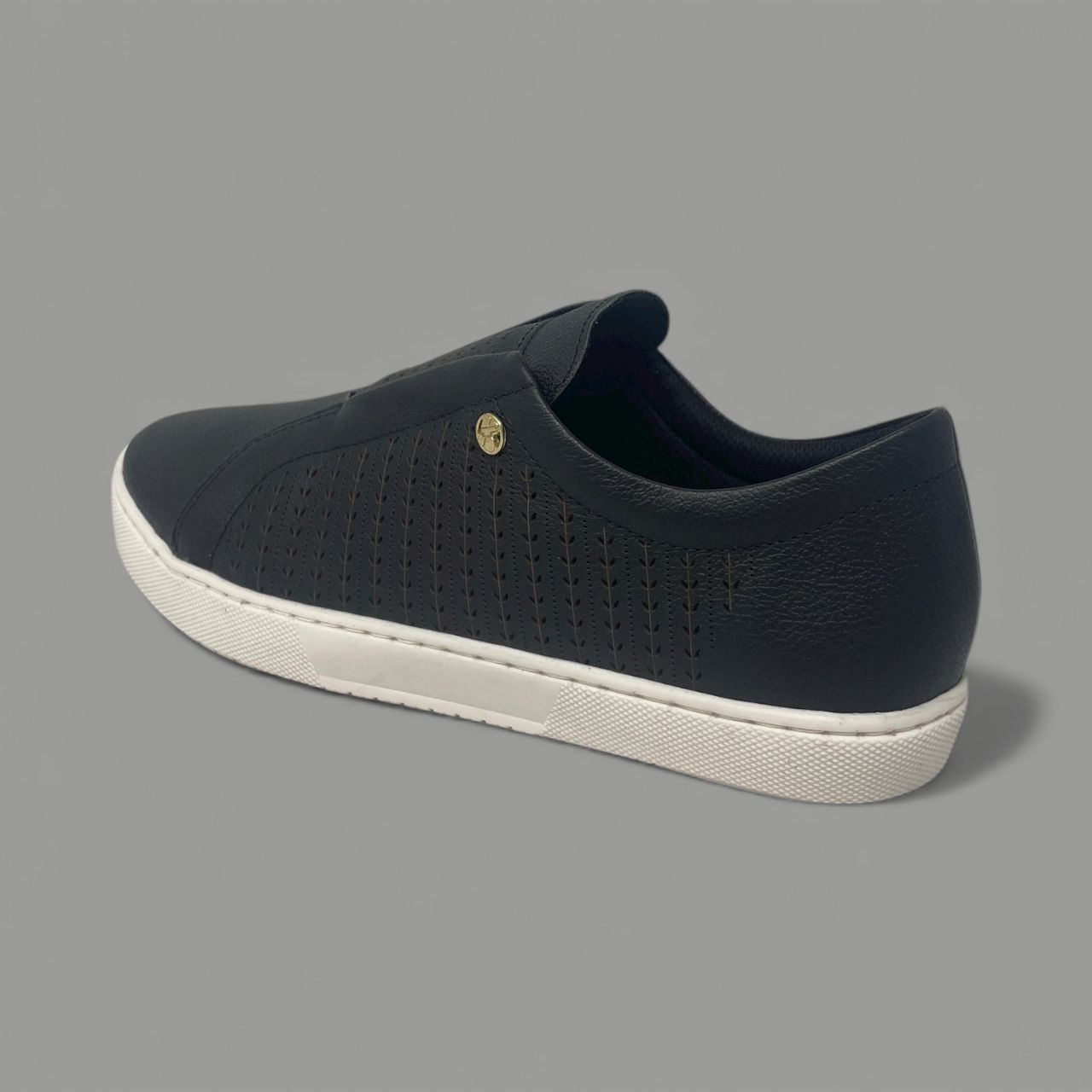 BOTTERO - PERFORATED SLIP-ON - SIZE 8 - BLACK/WHITE