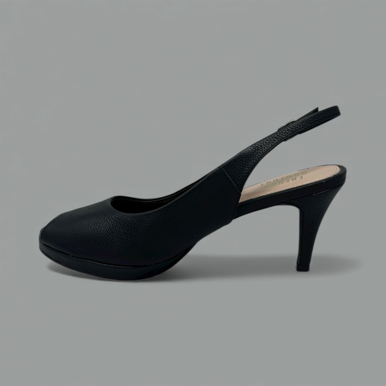 FRENCH COMFORT - BARCELONA - SIZE 6.5 - BLACK