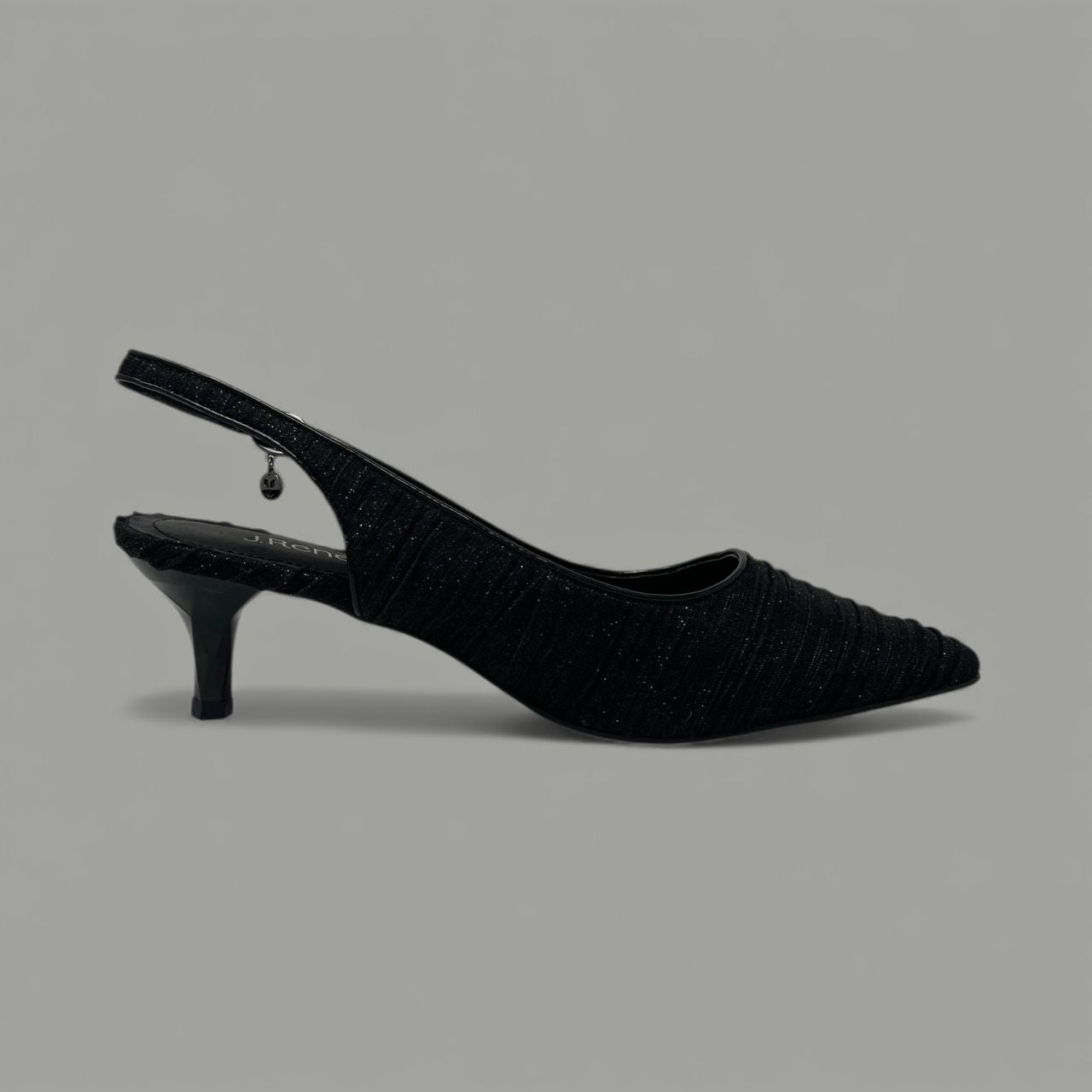 J. RENÉE - BATTISTA - SIZE 10 - BLACK GLITTER