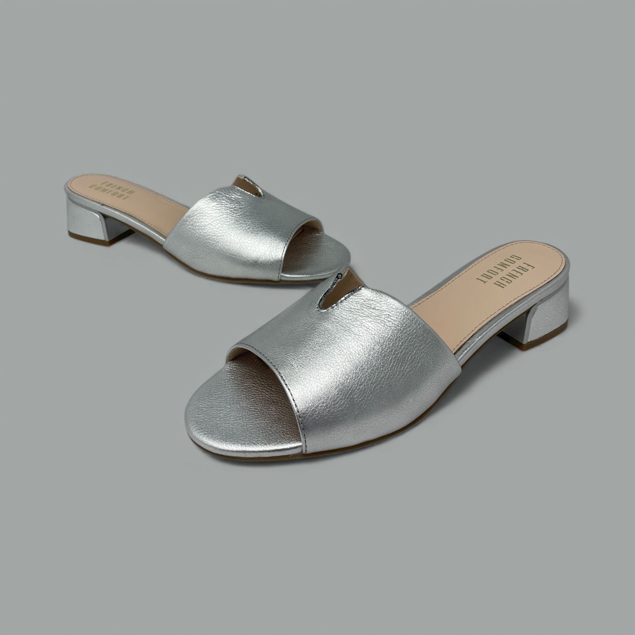 FRENCH COMFORT - MADONNA - SIZE 9.5 - SILVER
