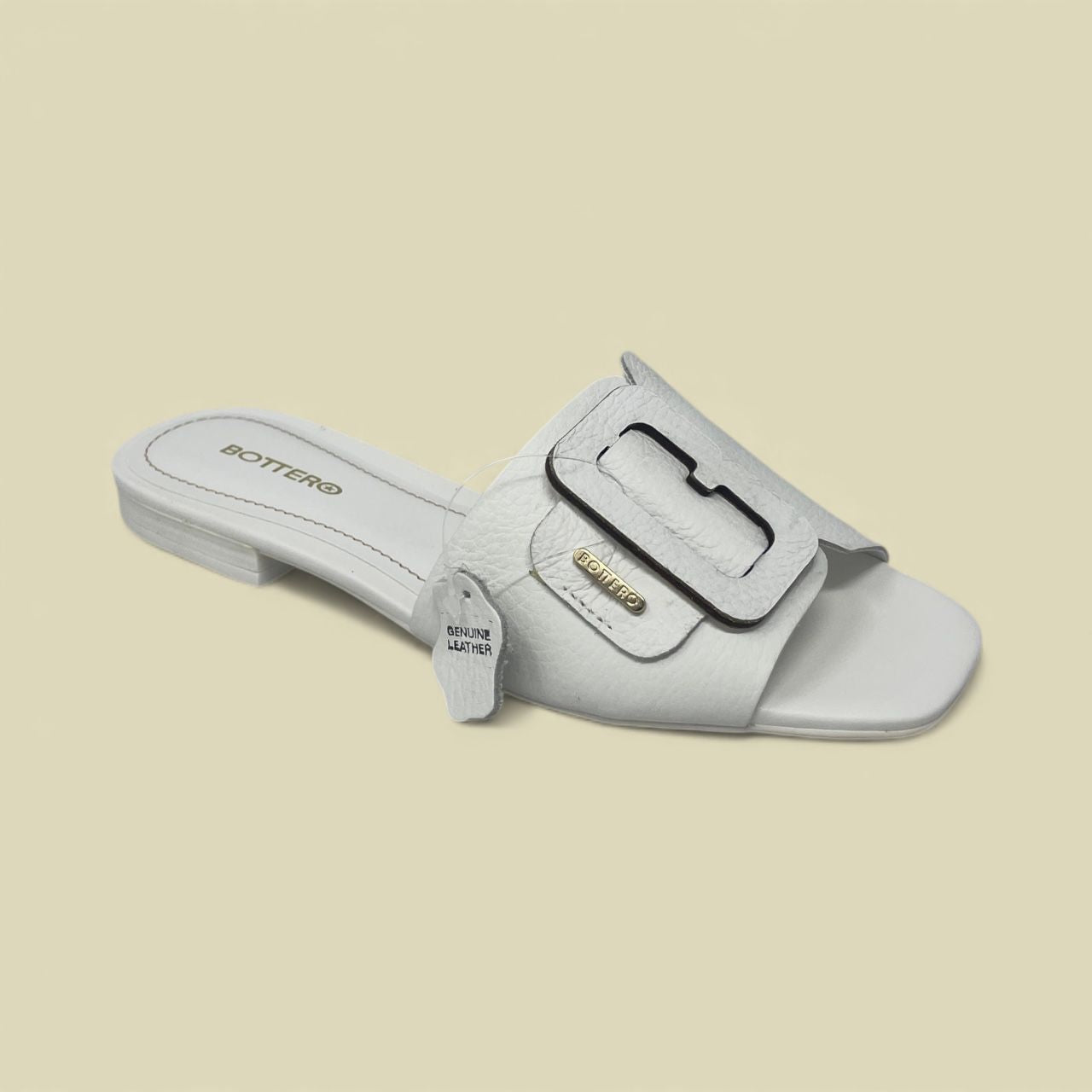 BOTTERO - SLIDE SANDAL - SIZE 6 - WHITE