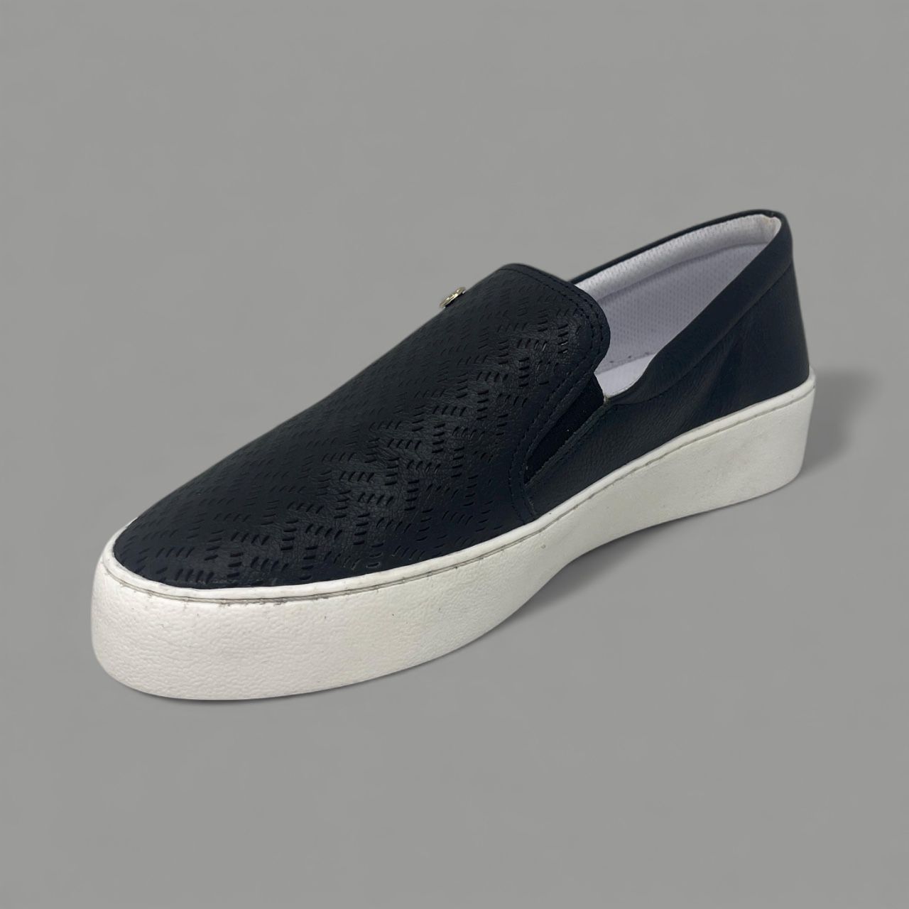 BOTTERO - LASER-CUT SNEAKER - SIZE 9 - BLACK/WHITE