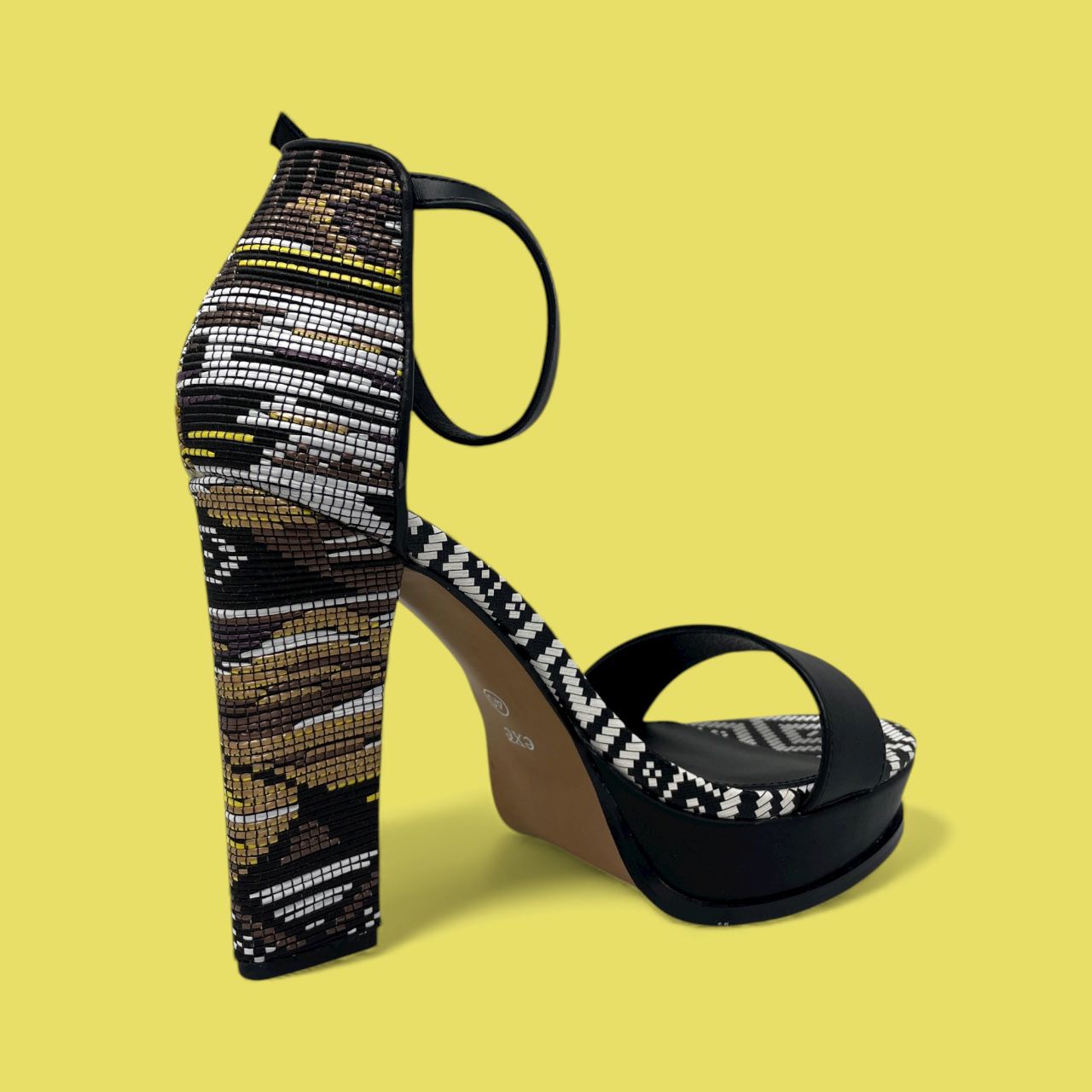 EXE - CAPRICE - SIZE 36 - BLACK WHITE