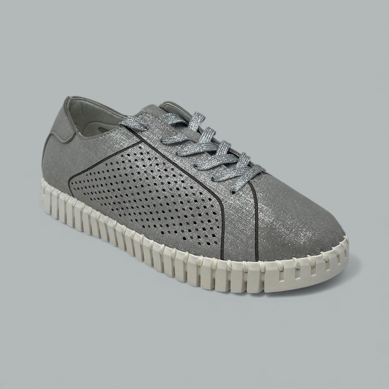 GC SHOES - LEX - SIZE 10 - SILVER